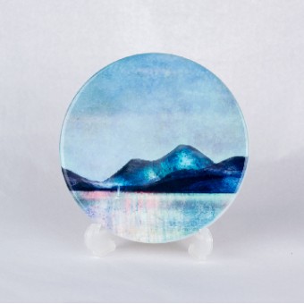 Scottish Landscape Ceramic Coaster - Sound of Mull
